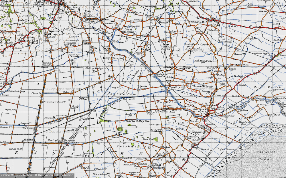 Old Map of Thorpe Fendykes, 1946 in 1946