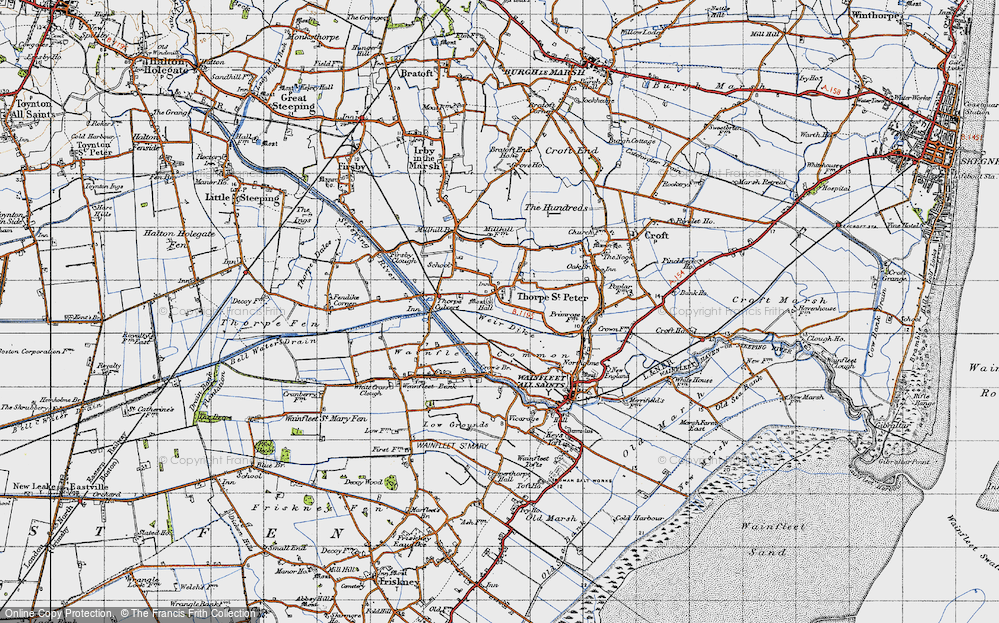 Old Map of Thorpe St Peter, 1946 in 1946