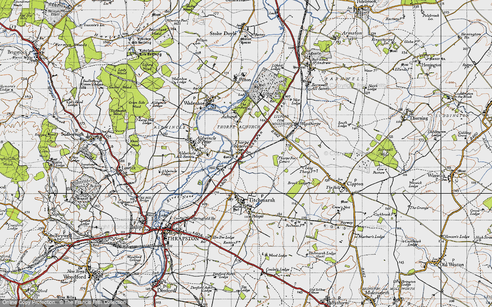 Thorpe Waterville, 1946
