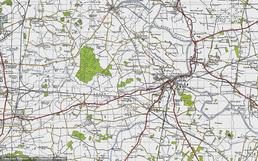 Old Map of Thorpe Wood, 1947 in 1947