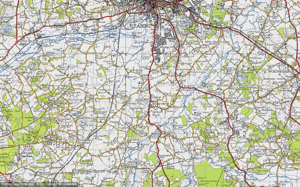 Three Mile Cross, 1940