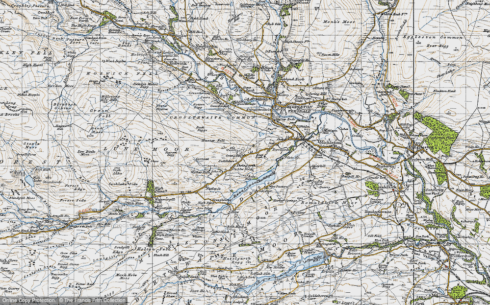 Old Map of Thringarth, 1947 in 1947
