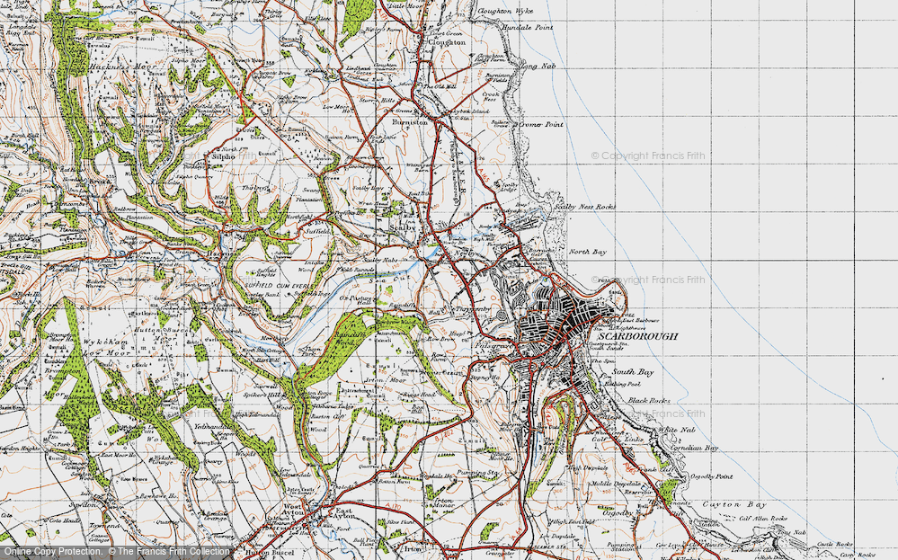 Old Map of Throxenby, 1947 in 1947