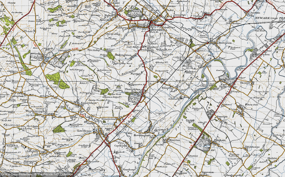 Old Map of Thurgarton, 1946 in 1946