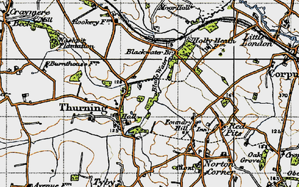 Old map of Blackwater Br in 1946