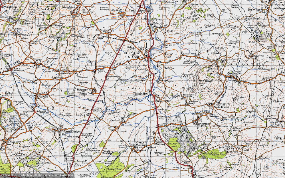 Old Map of Tidmington, 1946 in 1946