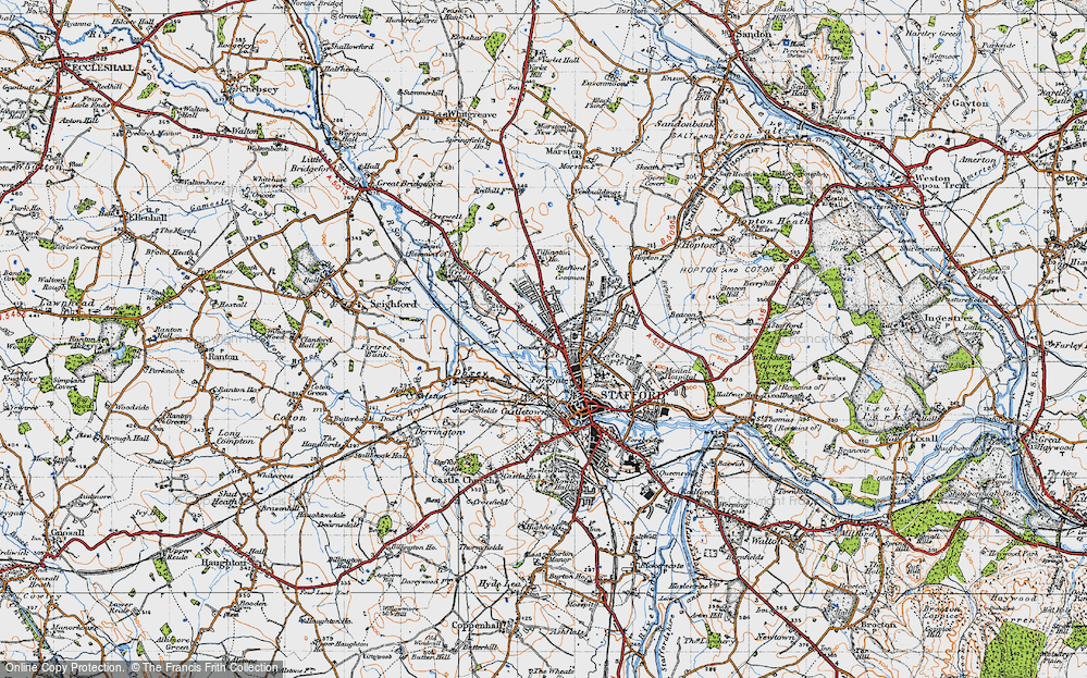 Old Map of Tillington, 1946 in 1946