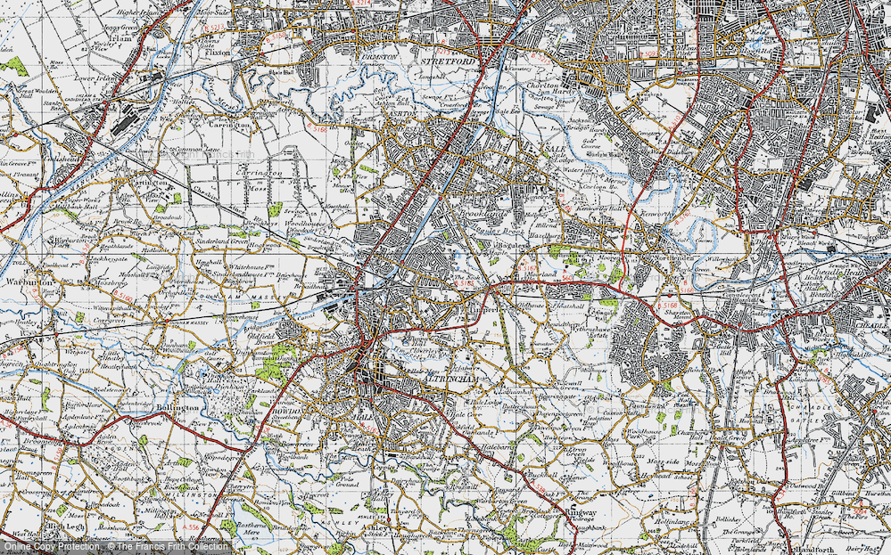 Old Map of Timperley, 1947 in 1947