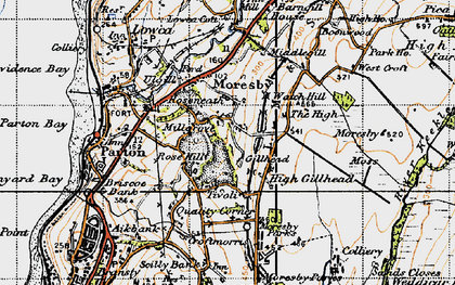 Old map of Tivoli in 1947