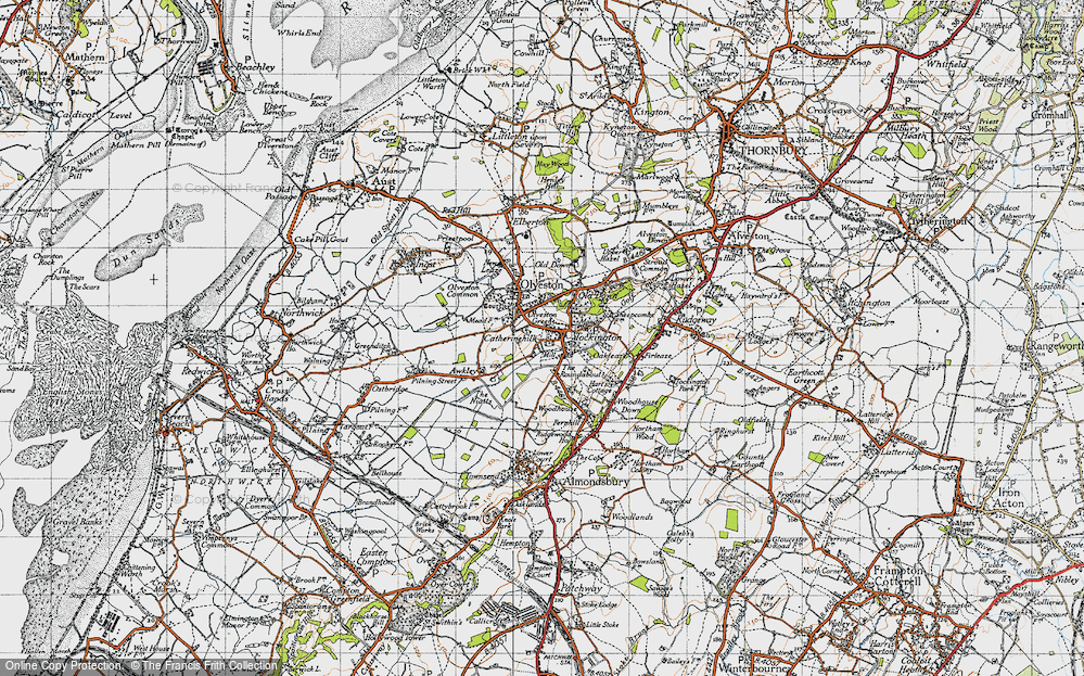 Old Map of Tockington, 1946 in 1946
