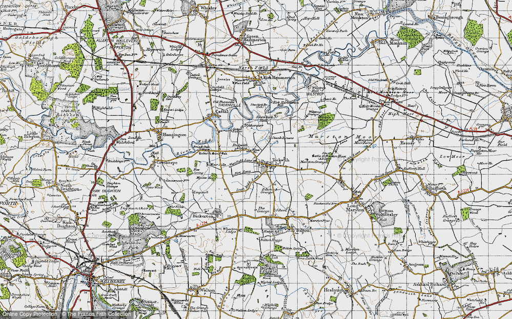 Old Map of Tockwith, 1947 in 1947