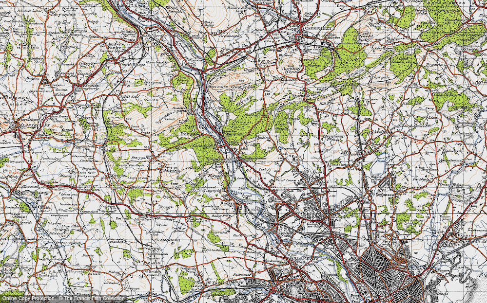 Old Map of Tongwynlais, 1947 in 1947