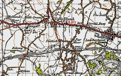 Old map of Tontine in 1947