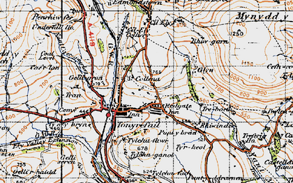 Old map of Tonyrefail in 1947