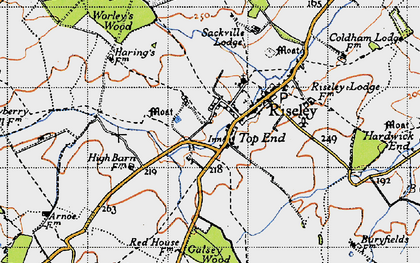 Old map of Top End in 1946