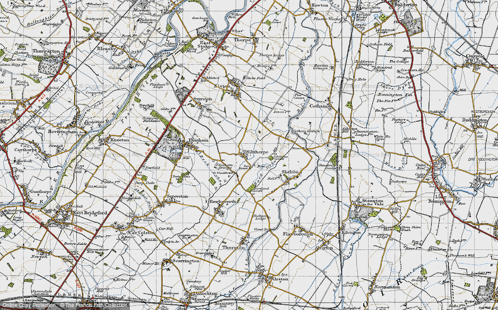 Old Map of Top Green, 1946 in 1946