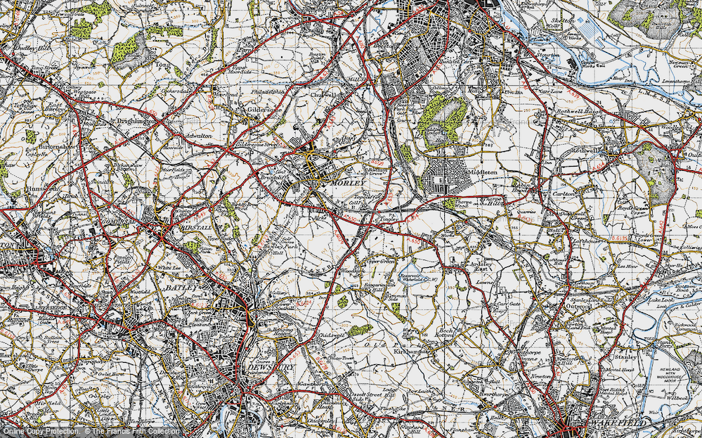 Old Map of Topcliffe, 1947 in 1947