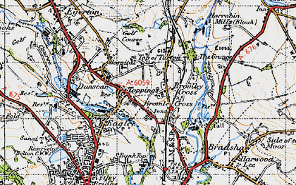 Old map of Last Drop Village, The in 1947