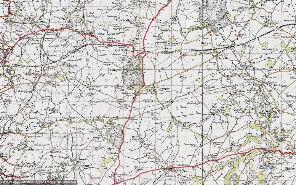 Old Map of Tormarton, 1946 in 1946