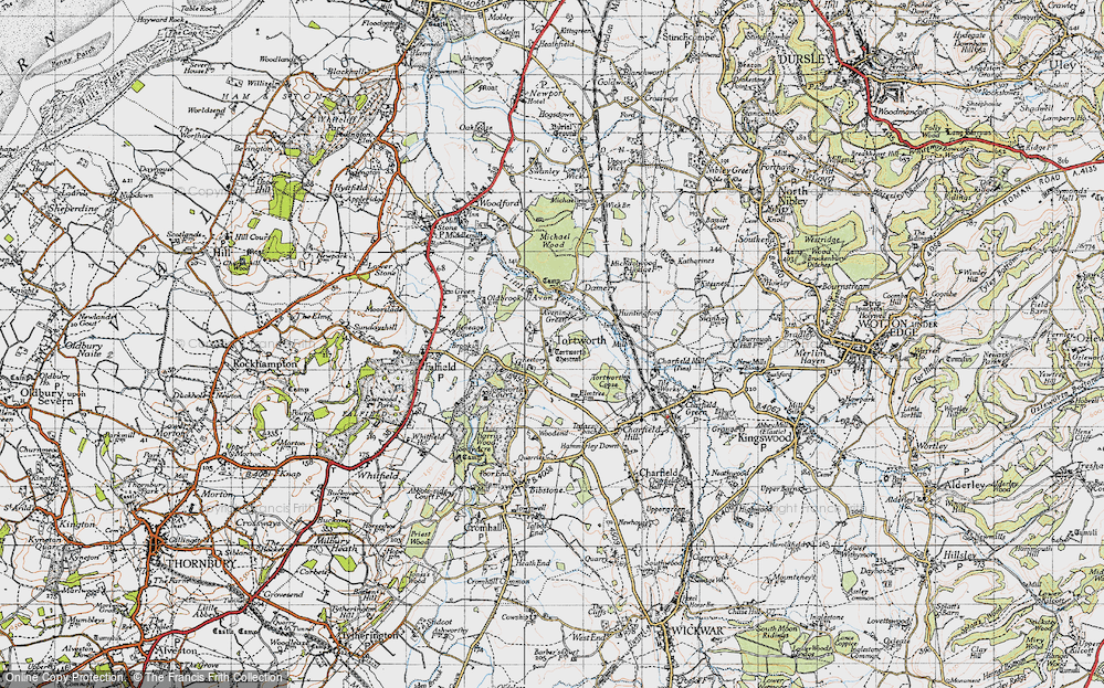 Old Map of Tortworth, 1946 in 1946