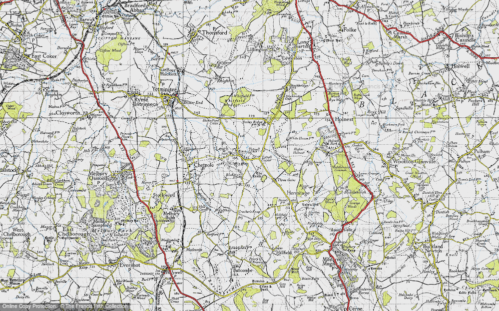 Old Map of Totnell, 1945 in 1945