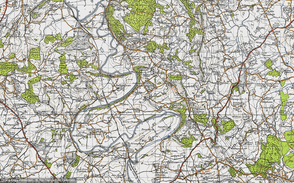 Old Map of Totnor, 1947 in 1947