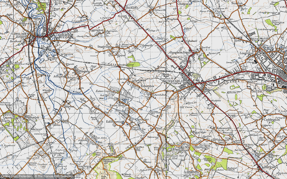 Old Map of Totternhoe, 1946 in 1946