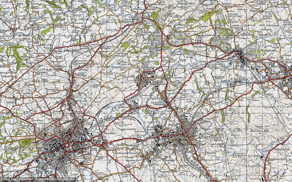 Old Map of Tottleworth, 1947 in 1947