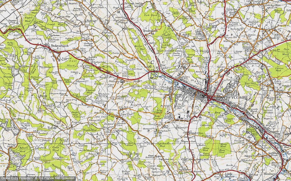 Old Map of Towerage, 1947 in 1947