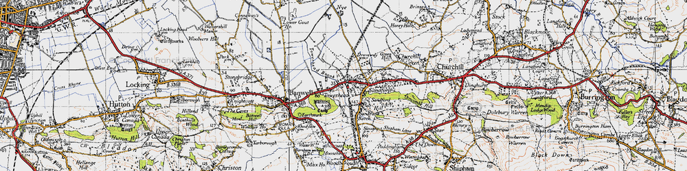 Old map of Towerhead in 1946