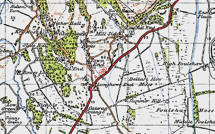 Old map of Bellart How Moss in 1947