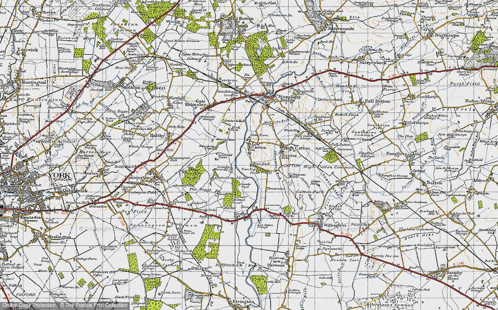 Old Map of Town End, 1947 in 1947