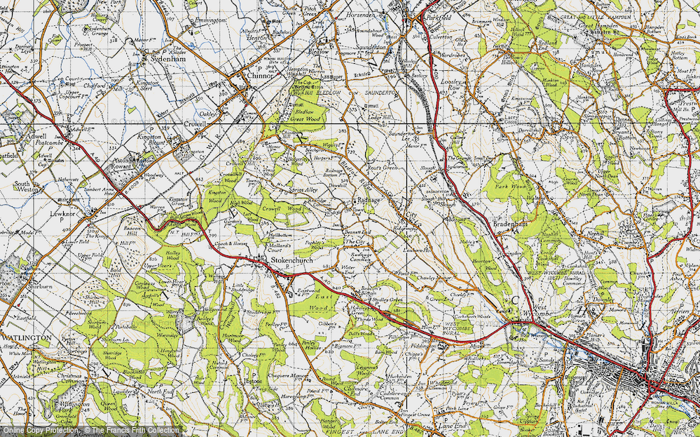 Old Map of Town End, 1947 in 1947