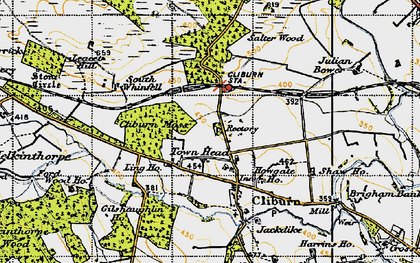 Old map of Whinfell Forest in 1947