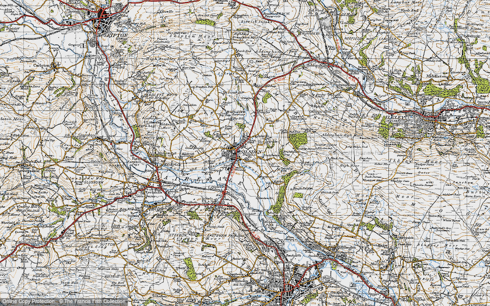 Old Map of Town Head, 1947 in 1947