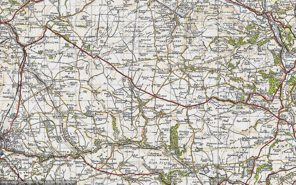 Old Map of Town Head, 1947 in 1947