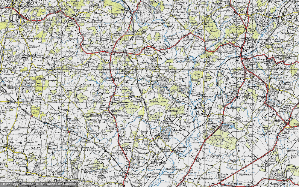 Old Map of Town Littleworth, 1940 in 1940
