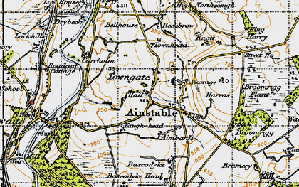Old map of Aimbank in 1947