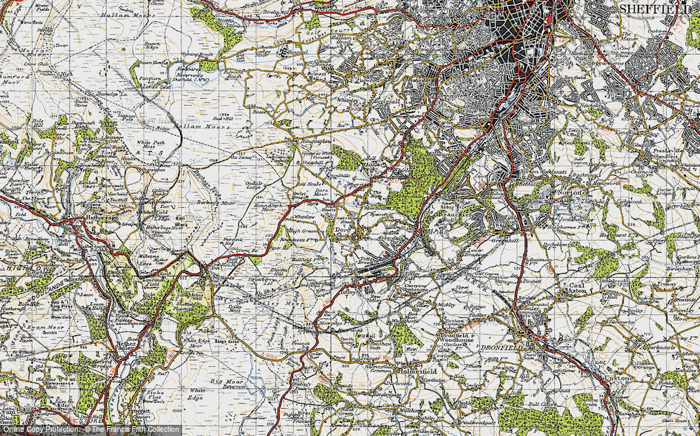 Old Map of Townhead, 1947 in 1947
