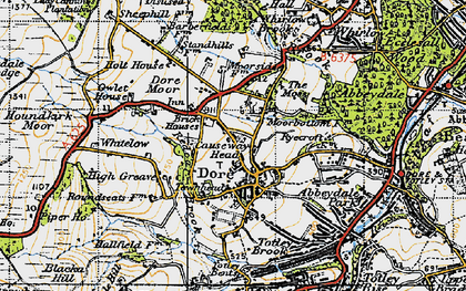 Old map of Townhead in 1947