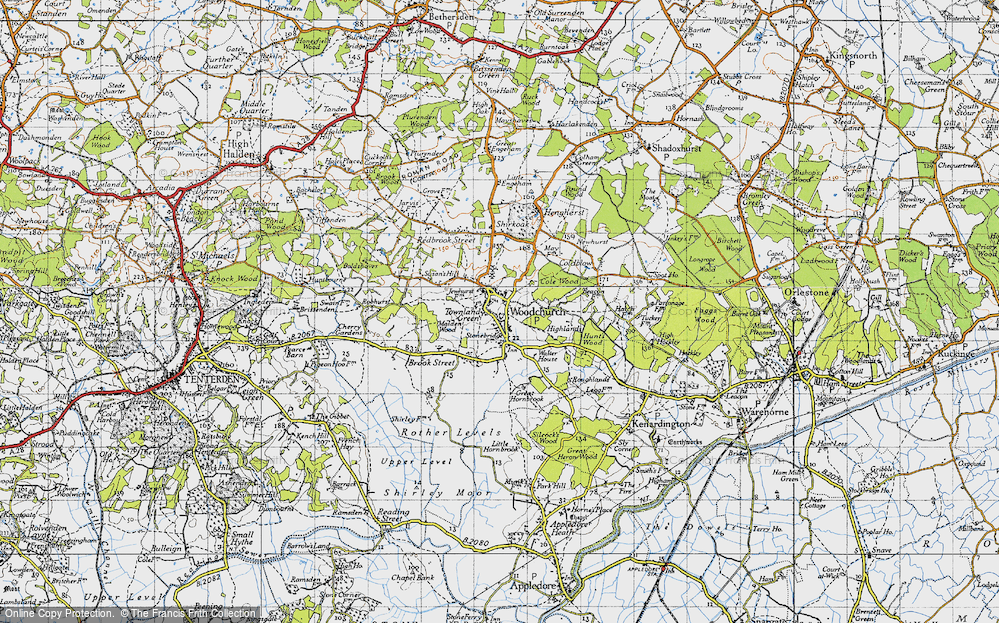 Old Map of Townland Green, 1940 in 1940