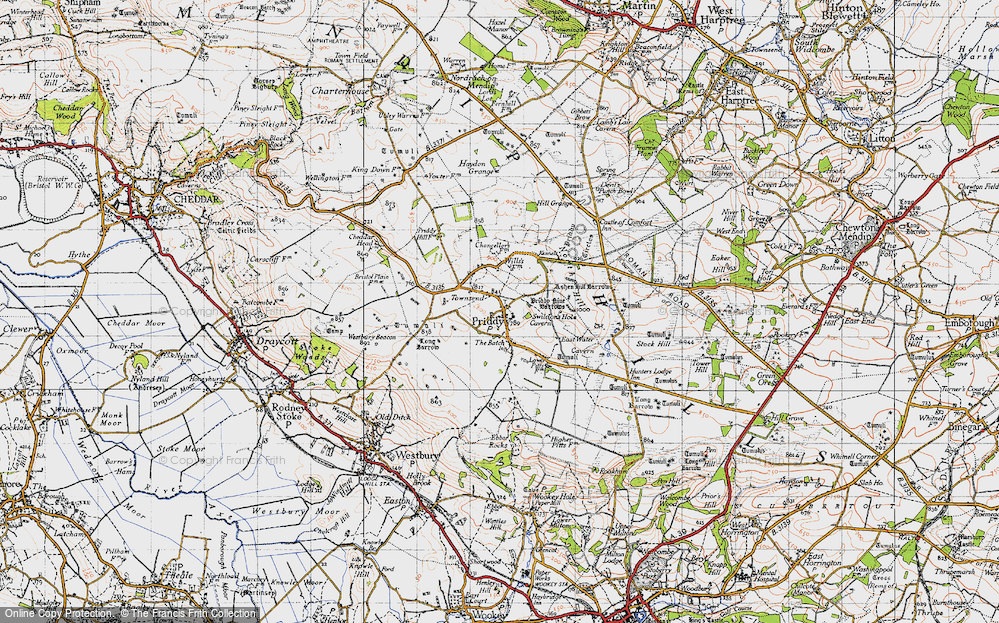 Old Map of Townsend, 1946 in 1946