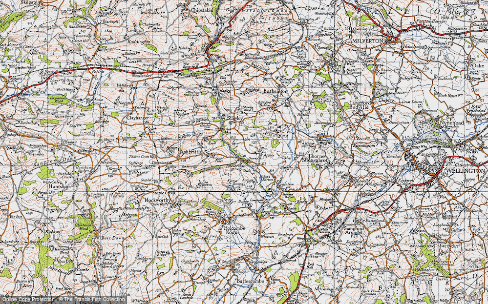 Old Map of Tracebridge, 1946 in 1946