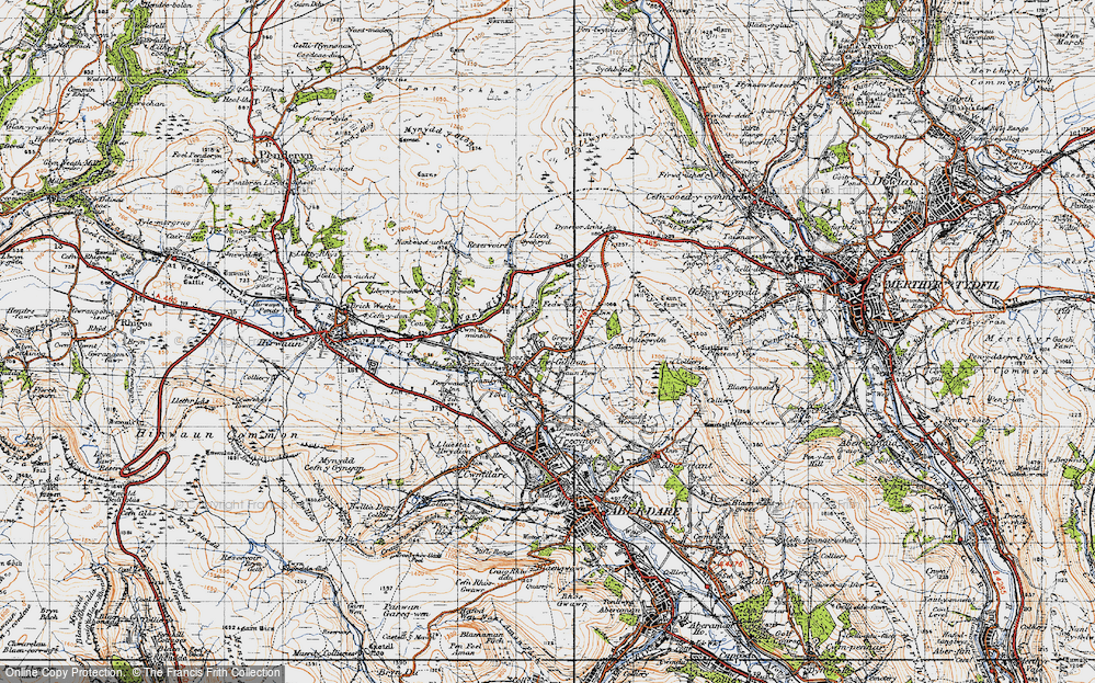 Old Map of Tre-Gibbon, 1947 in 1947