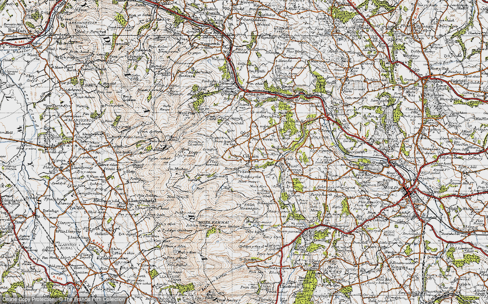 Old Map of Tre-lan, 1947 in 1947
