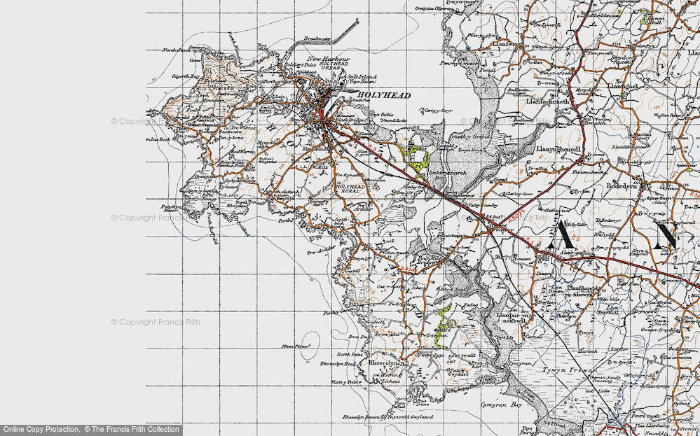 Old Map of Trearddur, 1947 in 1947