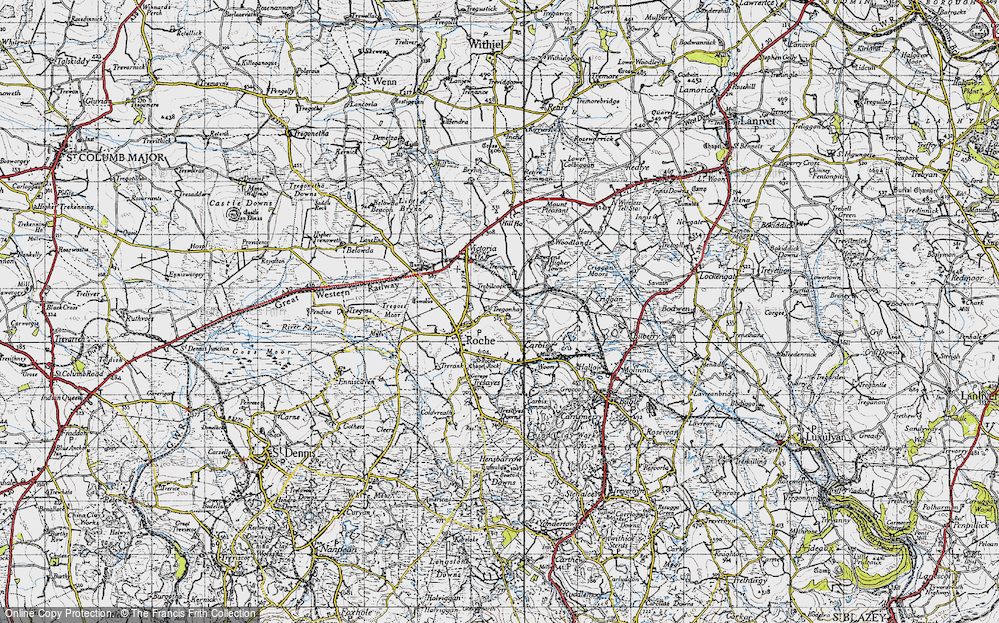Old Map of Trebilcock, 1946 in 1946