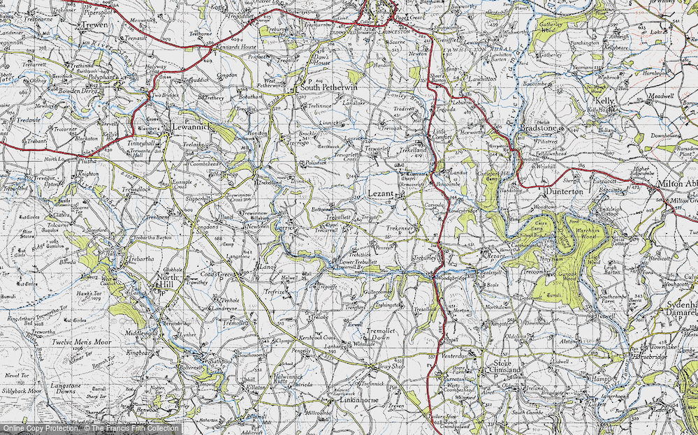 Old Map of Trebullett, 1946 in 1946