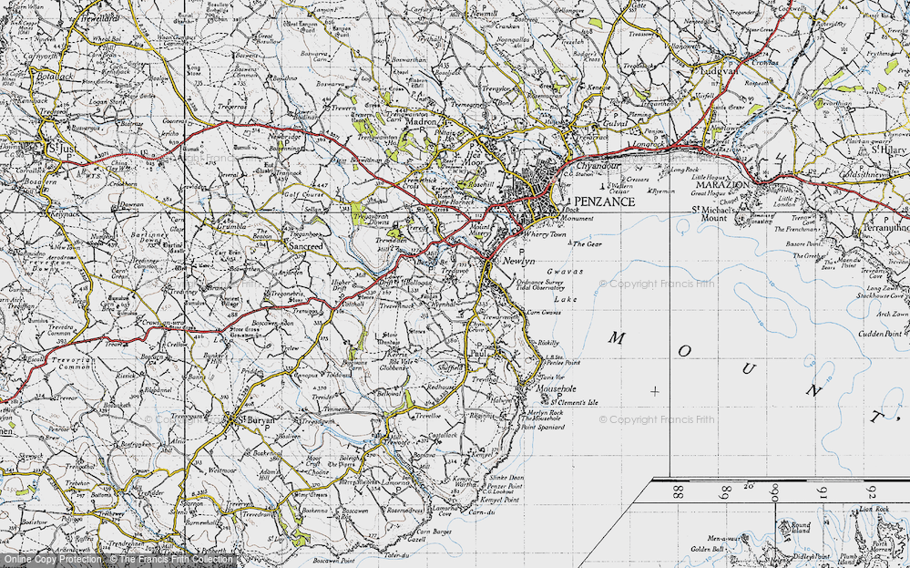 Old Map of Tredavoe, 1946 in 1946