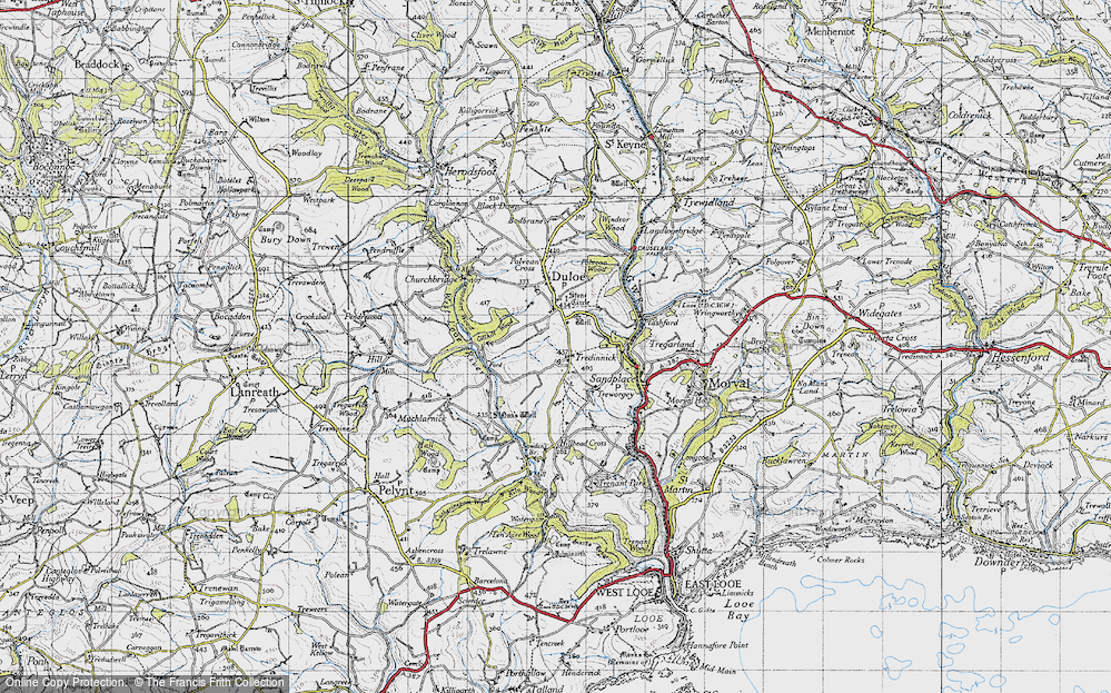 Old Map of Tredinnick, 1946 in 1946